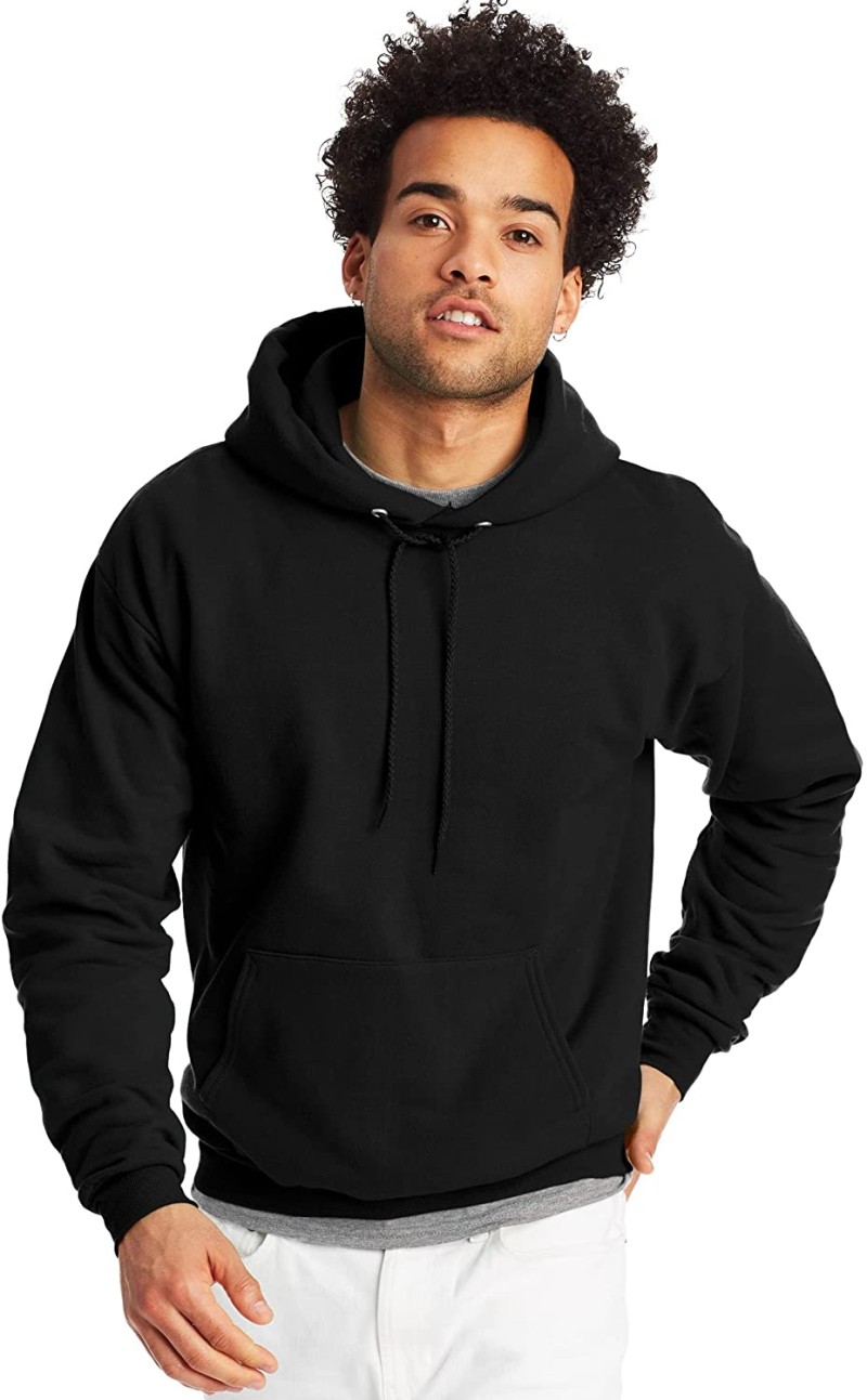 Hanes Men's Sweatshirt, EcoSmart Fleece Hoodie, Cotton-Blend Fleece Hooded Sweatshirt, Plush Fleece Pullover Hoodie